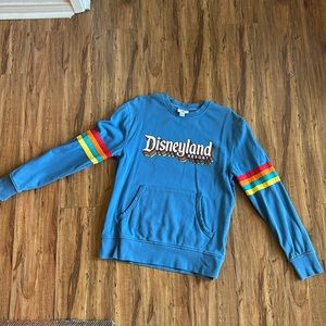 Retro Style Disneyland Sweatshirt Long Sleeve Sweater Unisex Size Small